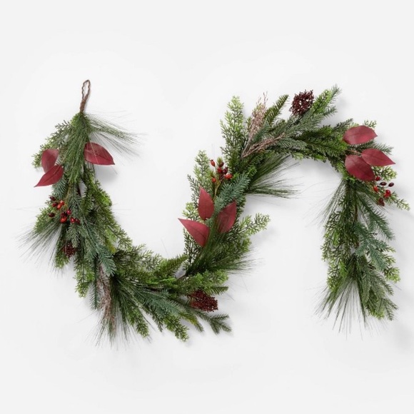 Pine Eucalyptus Cypress Artificial Garland - Threshold Studio McGee Target